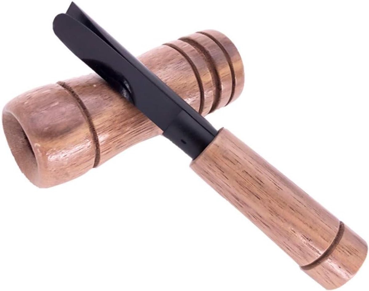 Eend fluit,Jacht Call Houten Eend Jacht Call Beller Goose Camping Hunter Fluitje Outdoor Jacht Accessoire