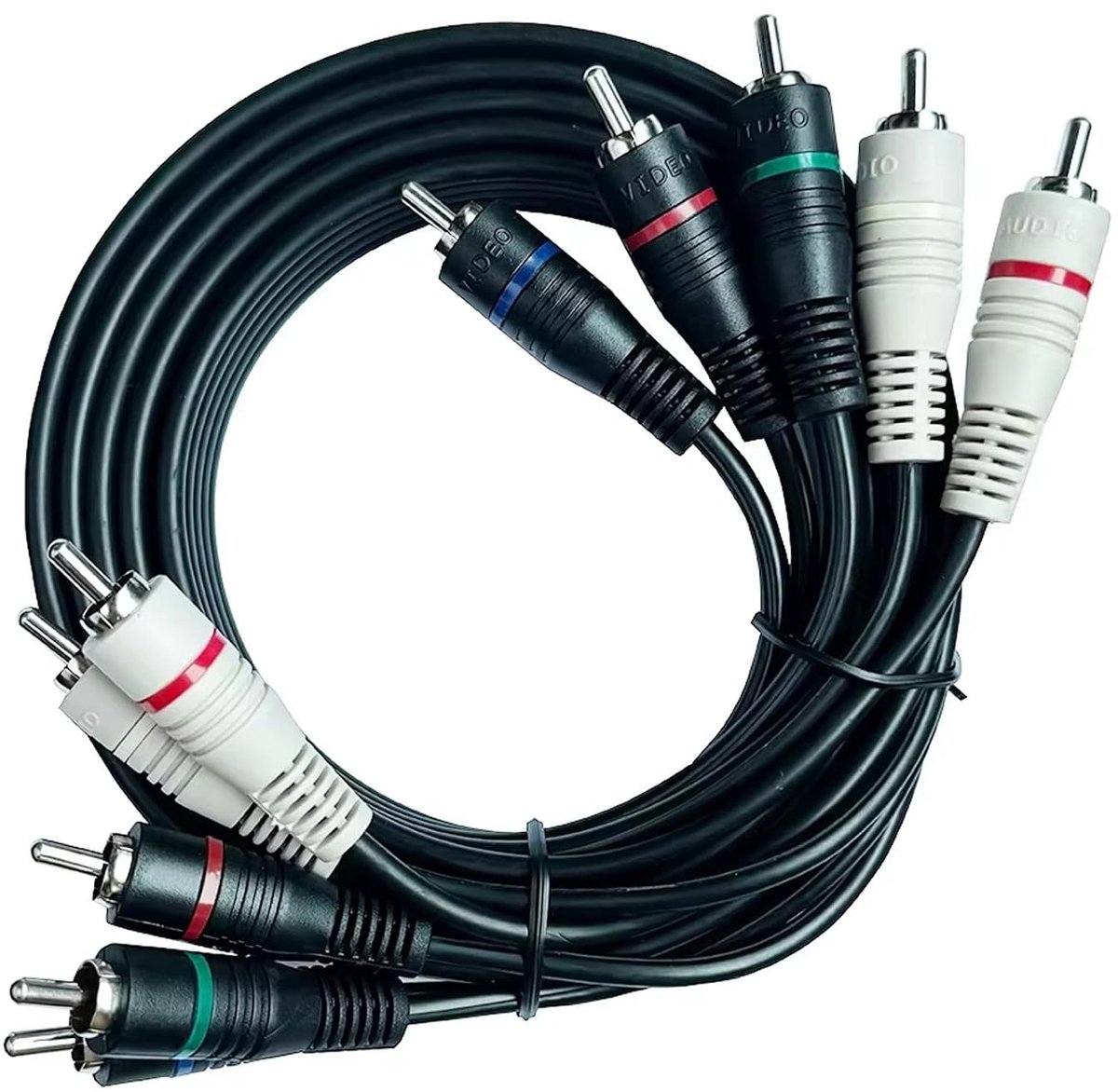 5 RCA Kabels 6ft Component Kabel RCA Splitter Audio Video Kabel YPbPr RGB AV Kabel 1080i Mannelijk/Mannelijk voor DVD STB TV Box HDTV - 1.8m | YPbPr RGB AV Kabel 1080i Mannelijk/Mannelijk voor DVD STB TV-Doos HDTV - 1.8m