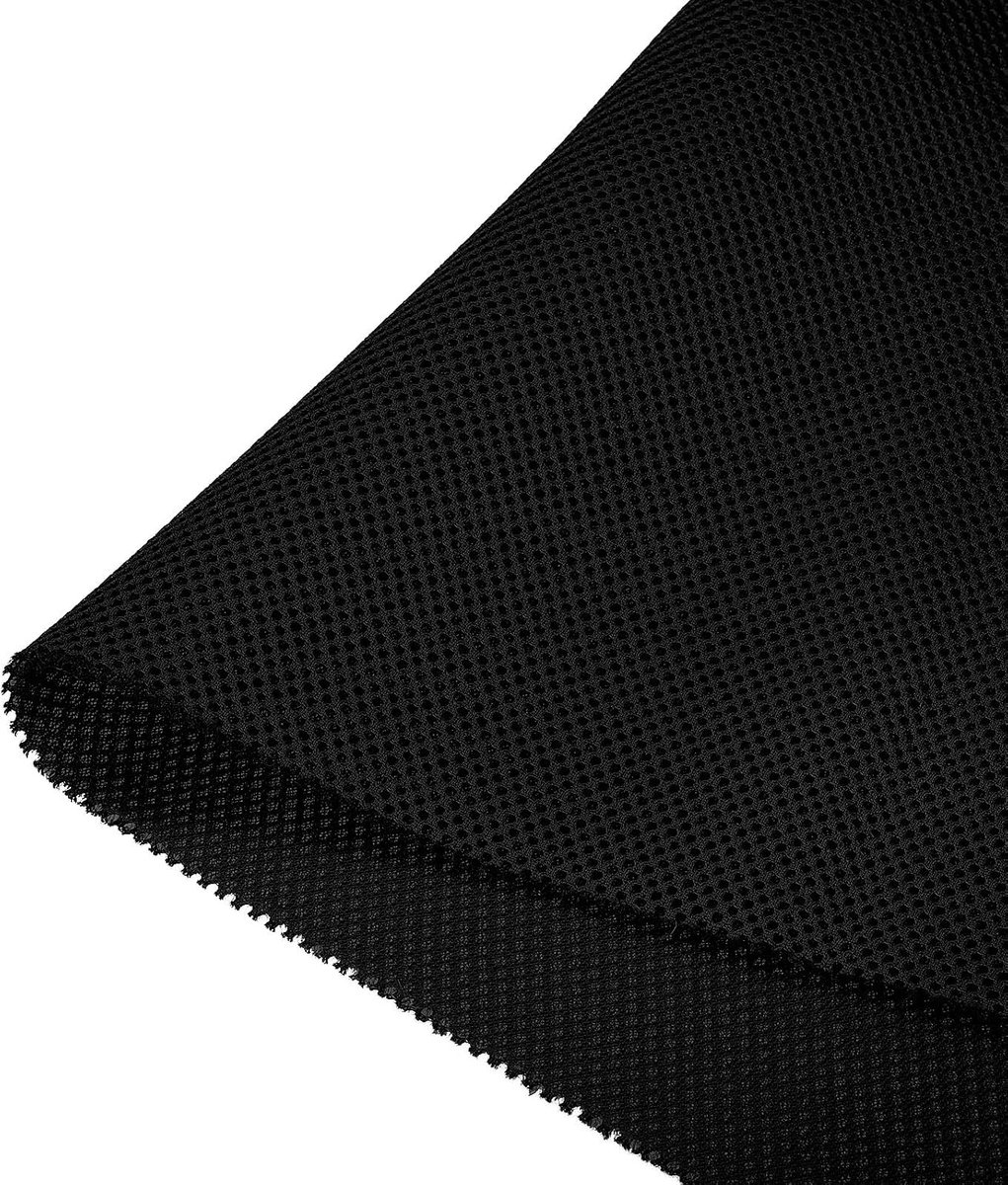 sourcing map Speaker Grill Stereo mesh beschermende doek voor huis reparatie 20x55 Black