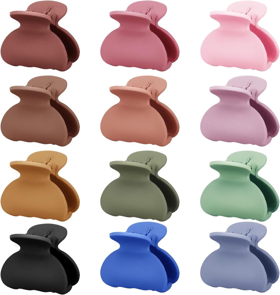 Kleine Haarspeldjes Vrouwen, Haarspeldjes Klauw Antislip Matte Haar Clip Voor Meisjes Kinderen Mini Kleine Klauw Clips Voor Fijn Dik Dun Haar 12 Stks