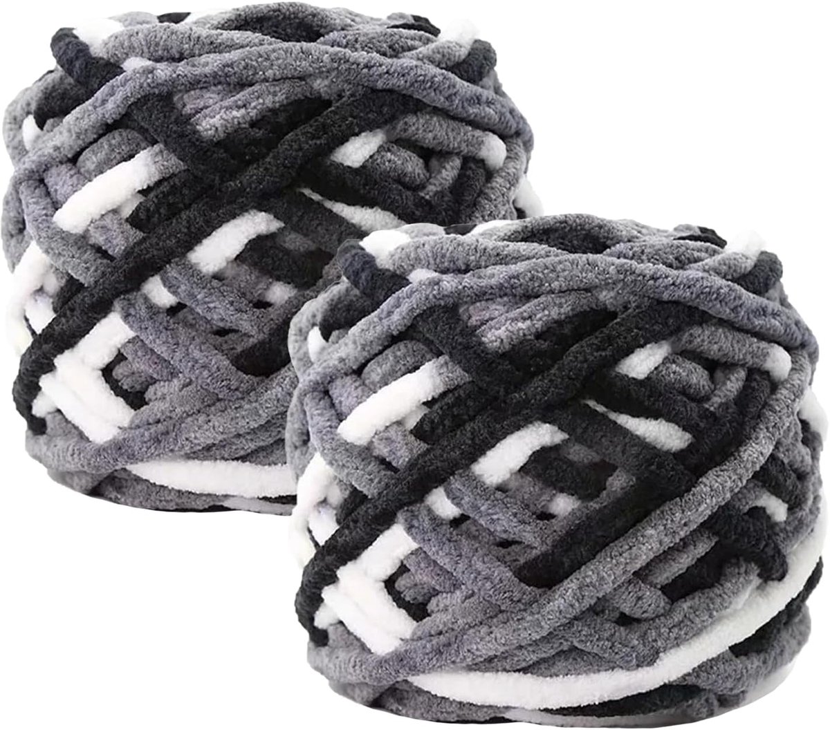 Dik Wolgaren 180 g(90 g*2), ca.130 m, Superzacht breien, grof breien Zacht wolgaren, om te haken voor dekens, Perfect voor het weven van sjaals, mutsen, dekens, sierkussens.
