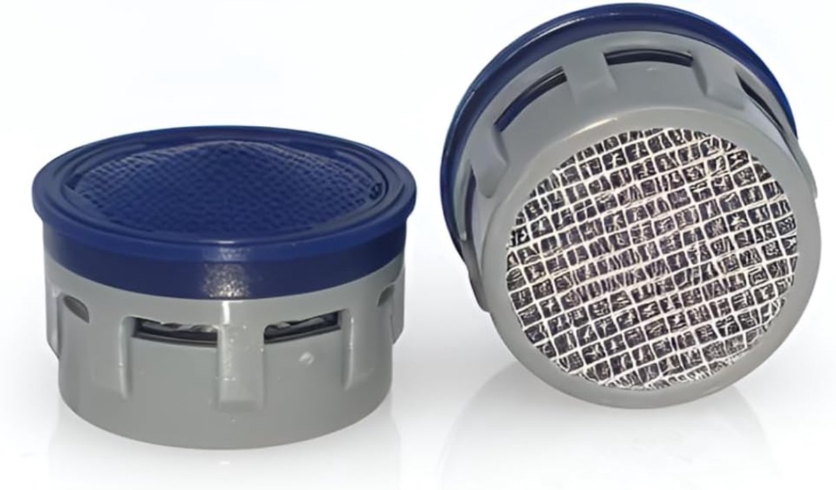 2180212 | straalregelaar voor kraan M22-M24, universeel filterpatroon voor Perlator Long Life waterkraan klasse B 22,8 - 25,2 l/in, compatibel met Neoperl straalregelaar, 2 stuks