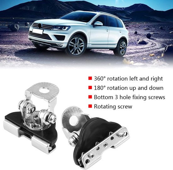Lichtbalk Montagebeugel, 2 Stuks Universele Ijzer Auto Kap LED Werklamp Beugel Off Road Werklamp Mount Houder — afbeelding 2