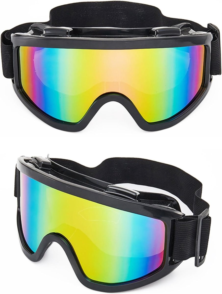 snowboardbril, anti-condens, UV-veiligheidsbril, motorbril, outdoor, activiteiten, skiën, fietsen, snowboarden, wandelen, oogbescherming, uniseks