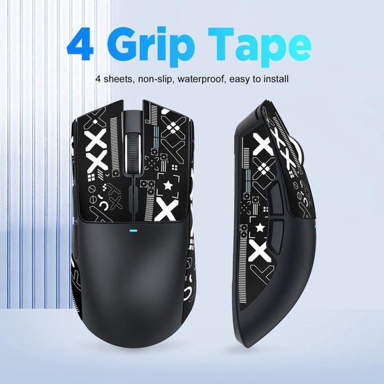 SHARK X11 Antislip griptape voor muis, professionele muizen-upgradeset, zweetbestendig, op maat gesneden, eenvoudig te gebruiken, alleen muisgriptape, muis niet inbegrepen van shark — afbeelding 2