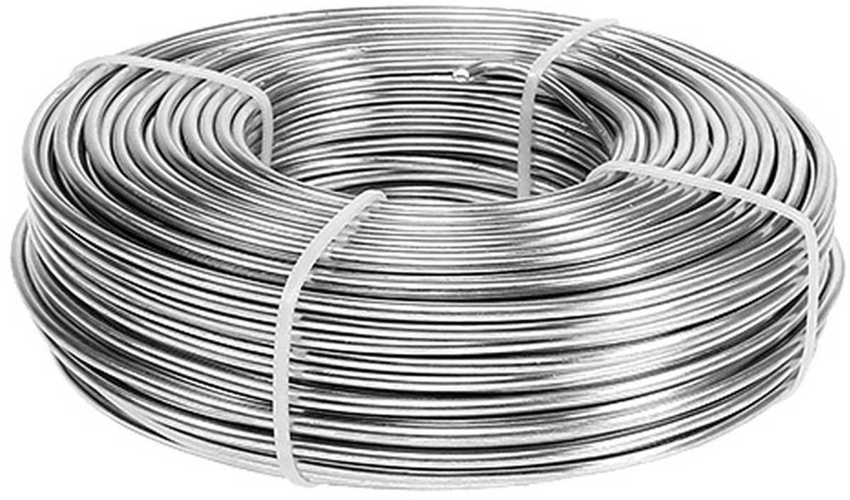 Aluminiumdraad voor punniken 53m 3mm