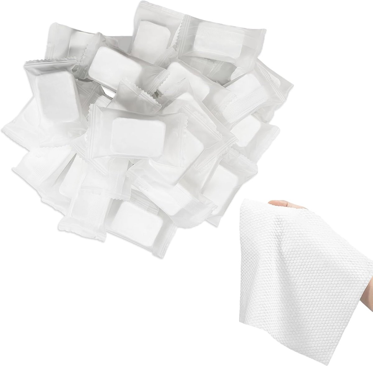 wegwerp handdoek 30 stuks - zacht en lichtgewicht - huidvriendelijk - ideaal voor reizen - ShopVlot