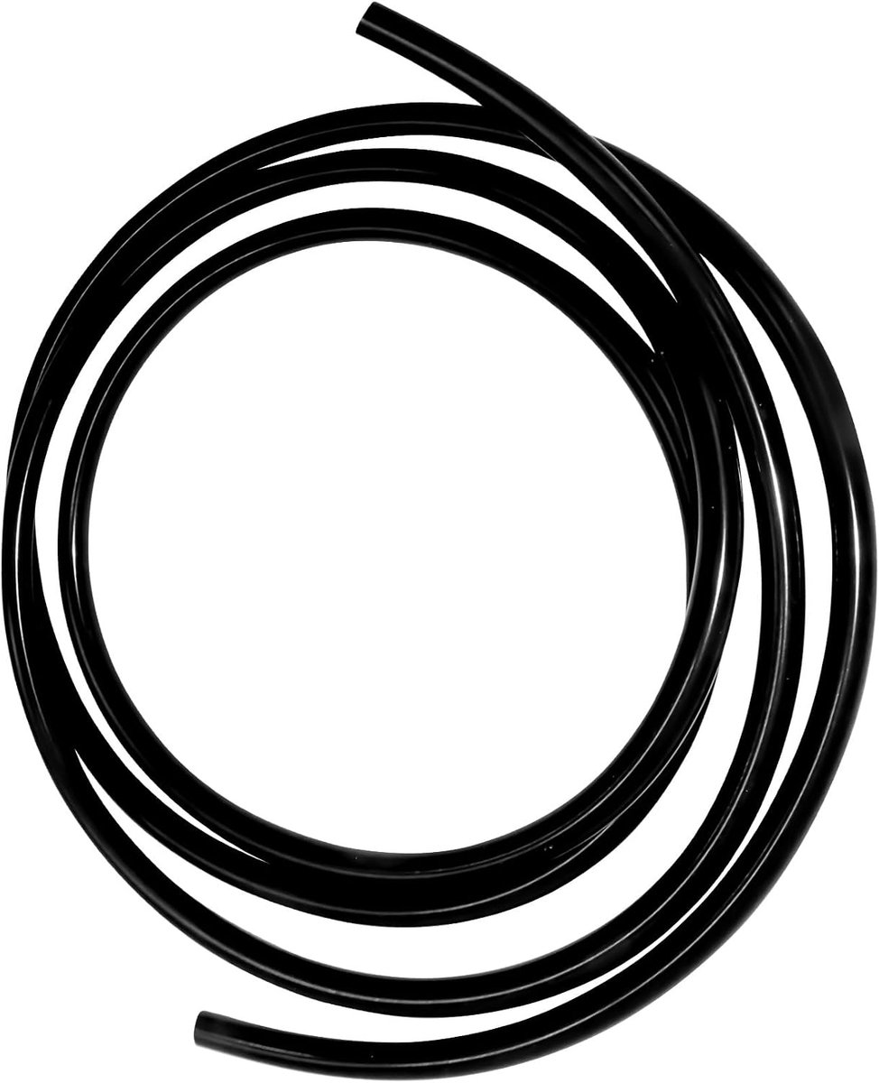 siliconen slang, 15 mm binnendiameter x 19 mm buitendiameter 2,5 m lengte siliconen slang voor aquariumpompen en luchtslangen, zwart