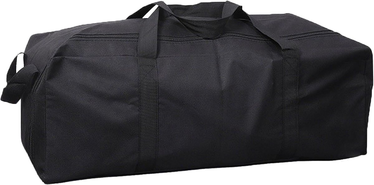 opbergtas voor camping, opvouwbaar, waterdicht, geschikt voor kamperen, reizen en verhuizing, 110 x 40 x 34 cm, accessoires voor camping (zwart)