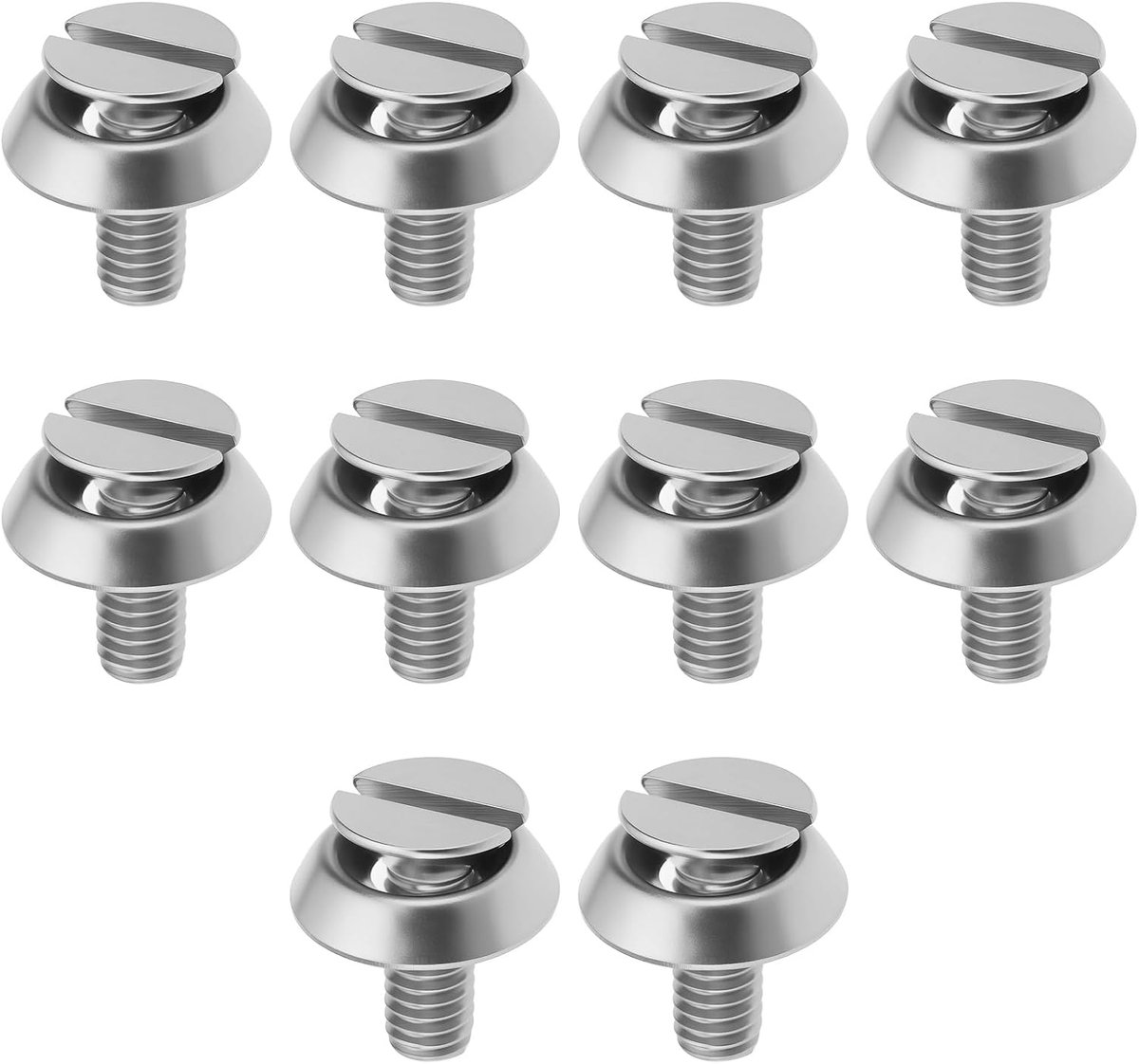 10 Sets Motorfiets Koplamp Schroeven M4x12 & Cup Washers Compatibel met Vespa SS180, VBB, GS150 GS160 150 Sprint GT125