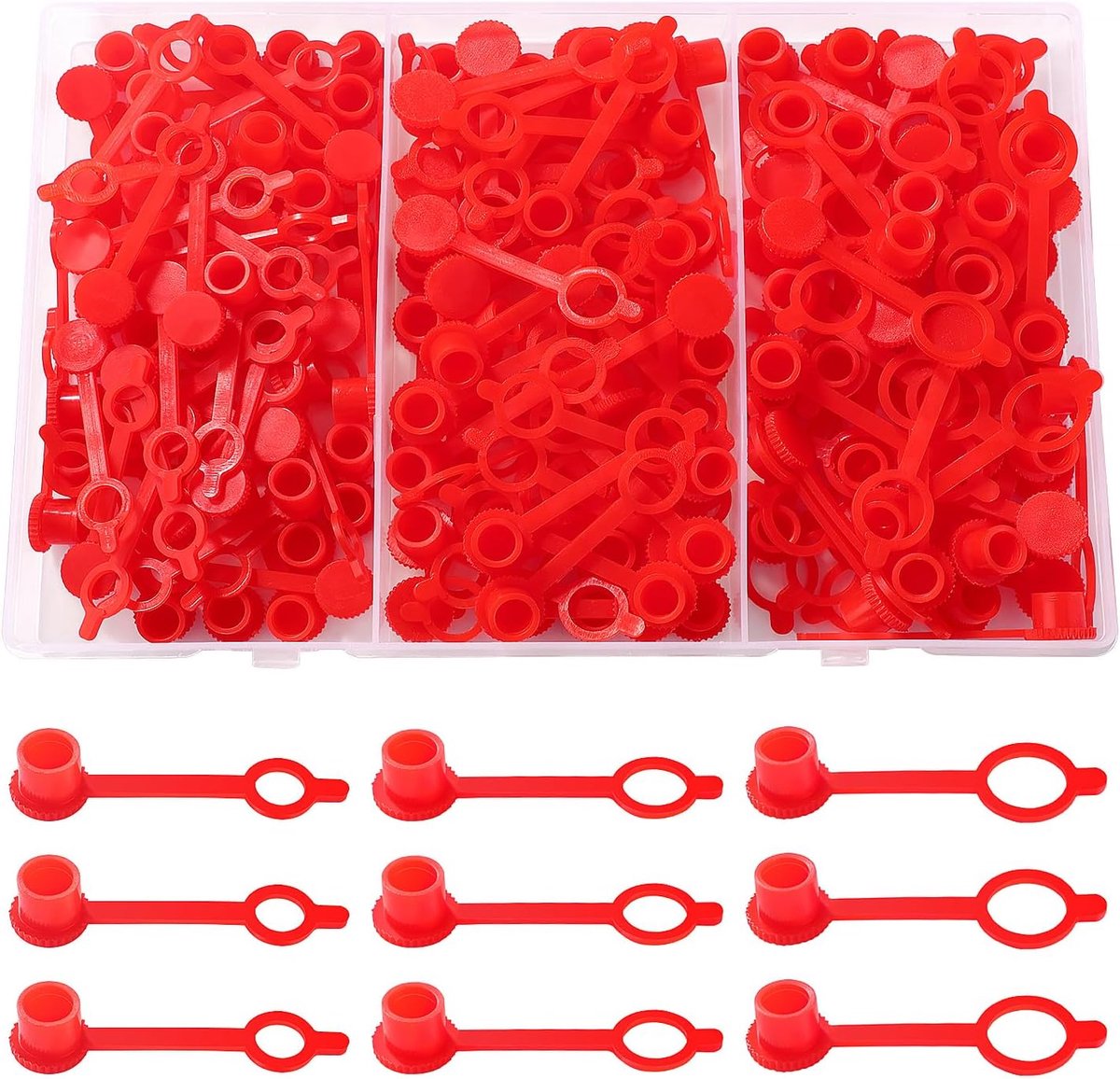 150 Stuks M6/M8/M10 Smeernippel Stofkappen, Smeernippel Plastic Stofkap, Smeernippel Doppen, voor de Meeste Auto's en Motorfietsen, Verdikking