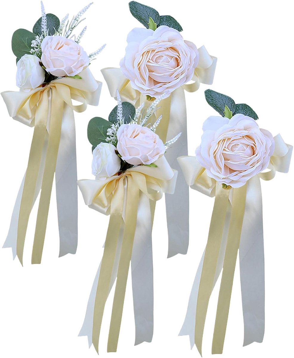 4 stuks decoratie auto bruiloft strik auto bruiloft decoratie auto bruiloft decoratie bruiloft voor bruiloft feest