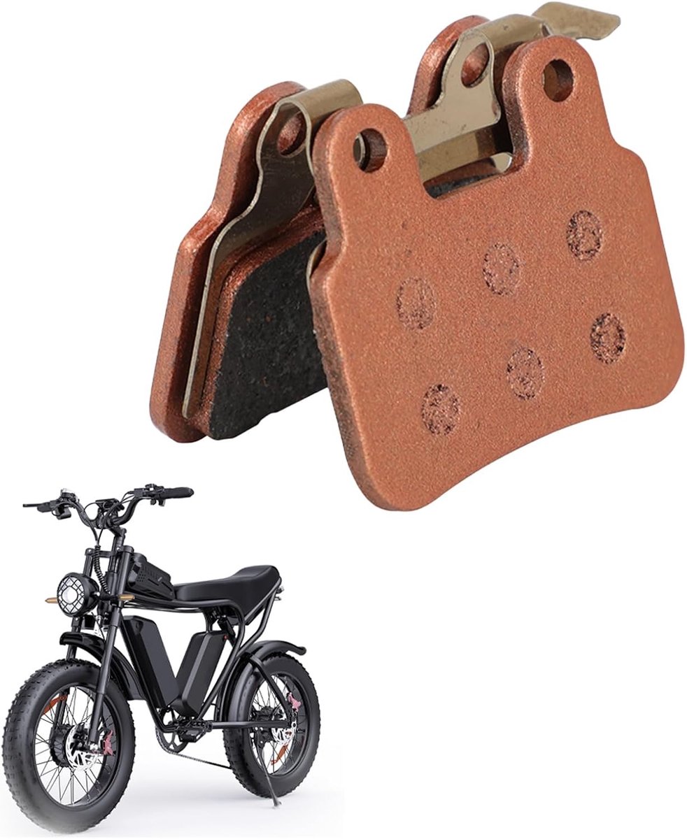 Remblokken Voor Q20 Mountain Elektrische Off Road ebike Oranje | E-Bike Disc Pads