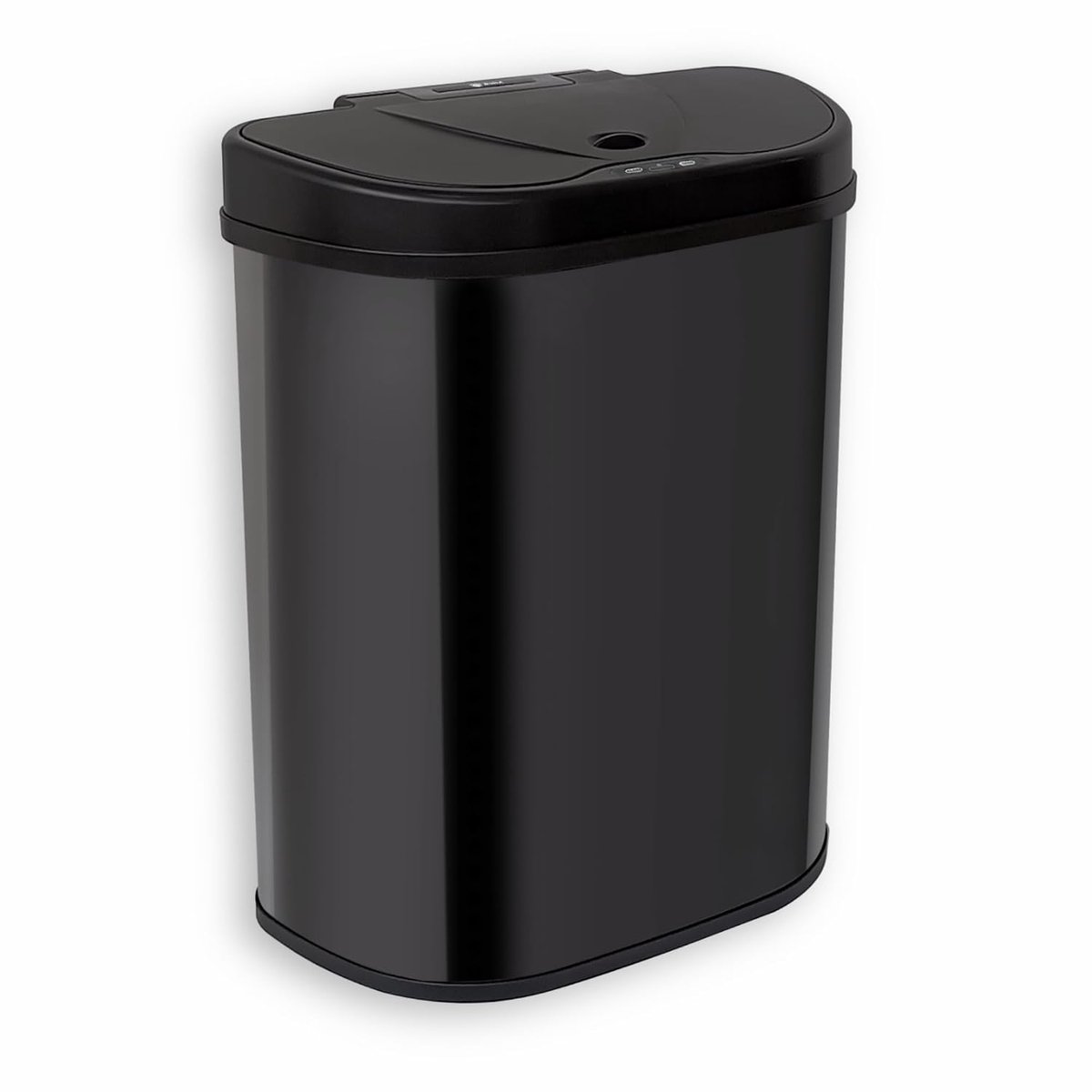 Prullenbak met Sensor Dubbel – 70 Liter – 2x35Liter – RVS – Soft Close – Vingerafdrukvrij – Modern Design – Zwart