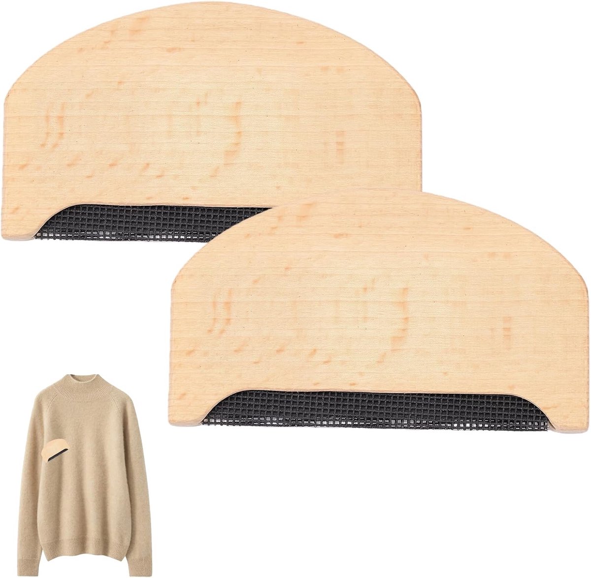 2 stuks wollen kam, pluiskam, kasjmier kam, pluiskam voor wol, kasjmier kam, pluisscheerapparaat voor wollen truien, wollen borstel, wolpluisverwijderaar voor pilling, kleding, breiwerk, tapijt