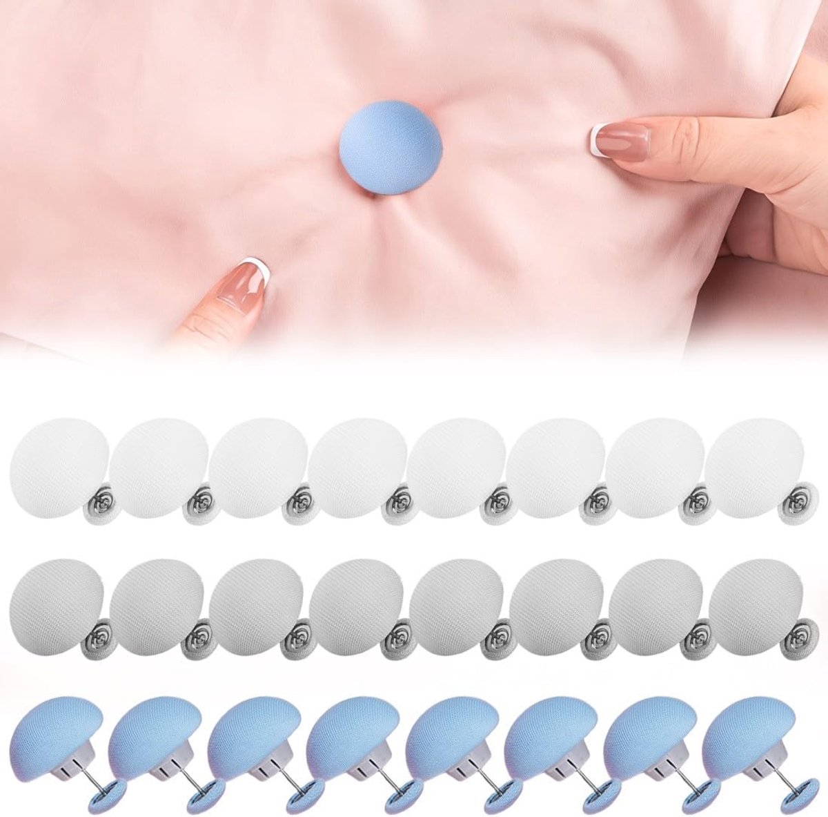 24 stuks dekbedovertrekclips, antislip houders voor dekbedden, bevestigingsclips voor lakens, hoeslakens, clips voor dekbedden en dekbedovertrekken