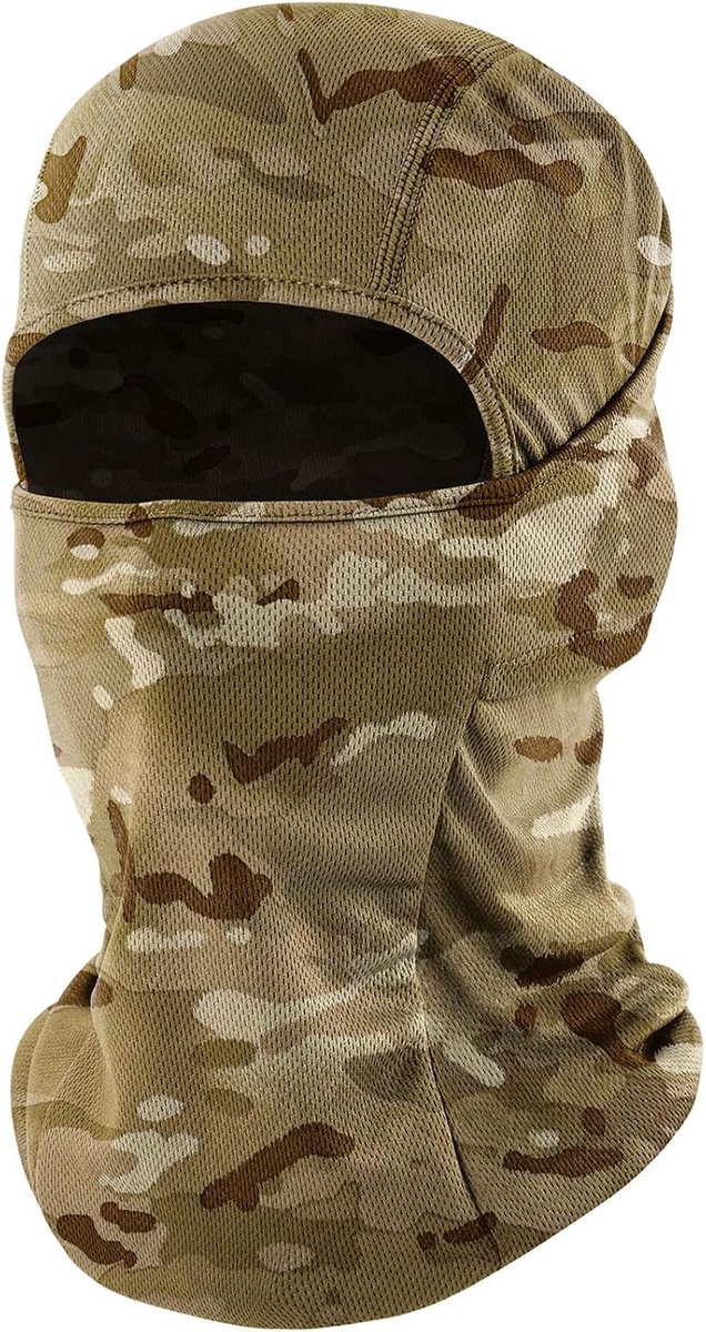 Balaclava Motor Fietsen Winddicht UV Koelend Unisex | Ski masker, neksjaal, ademend, rekbaar, helmondersteuning, warmte, wasbaar, ideaal voor elk seizoen