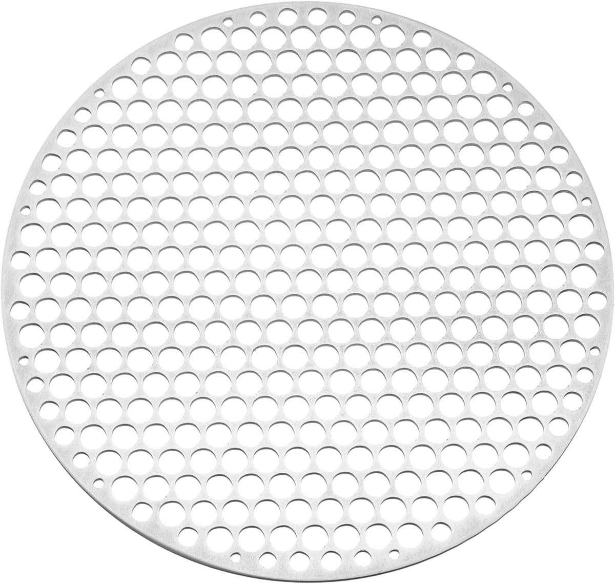 Rond barbecuegrillrooster, 25,4 cm rond roestvrijstalen barbecue-gaasrek, cirkelvormig gat, rond barbecue-grillnet voor buiten, camping, thuis, feest, familiebijeenkomsten