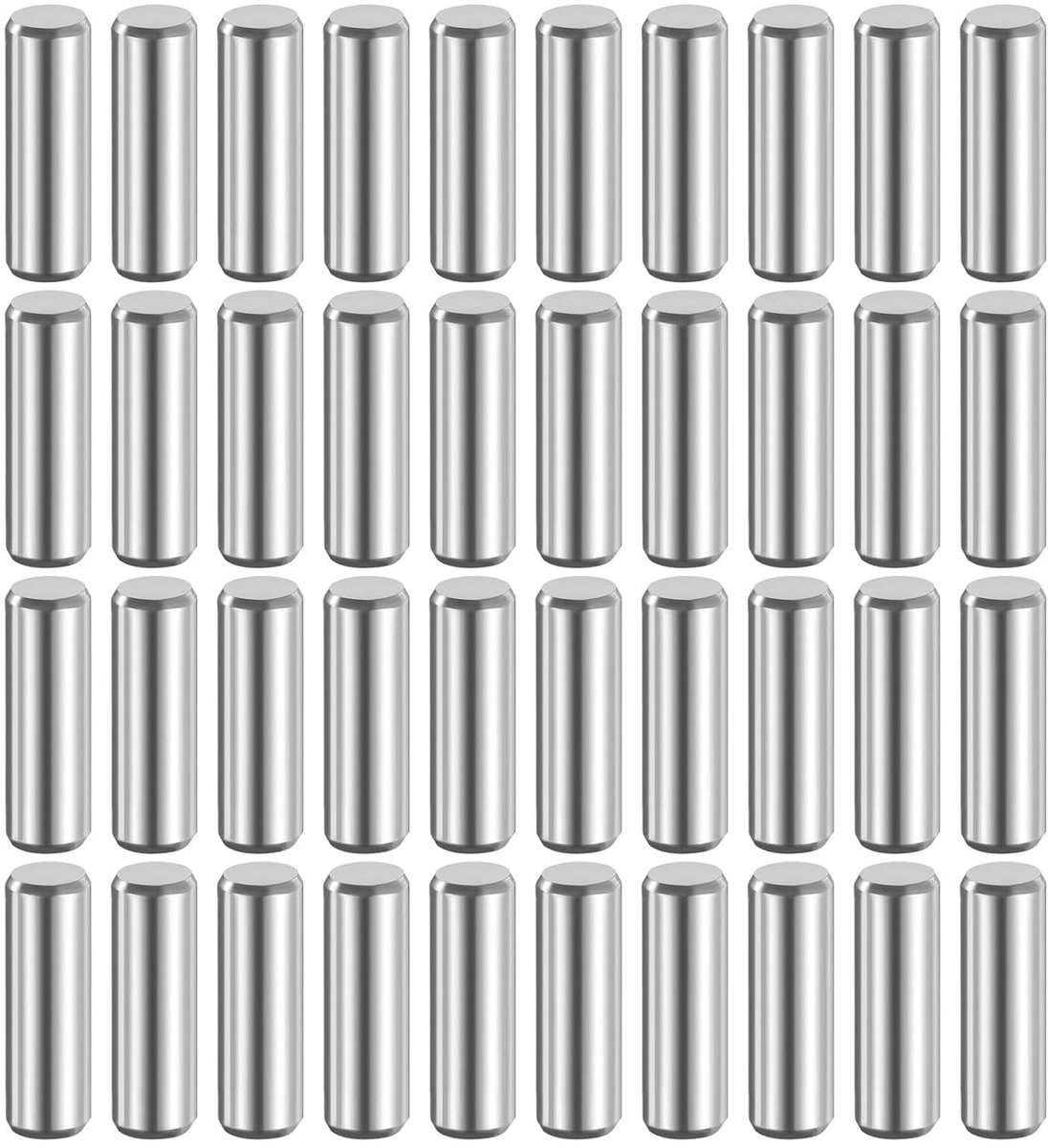 40 stuks cilinderstiften, roestvrij, 5 mm x 15 mm spanstift, paspoorstift, 316L metalen stiften, roestvrij staal, plugpennen, bouten, metaal voor doe-het-zelf, meubels, knutselprojecten