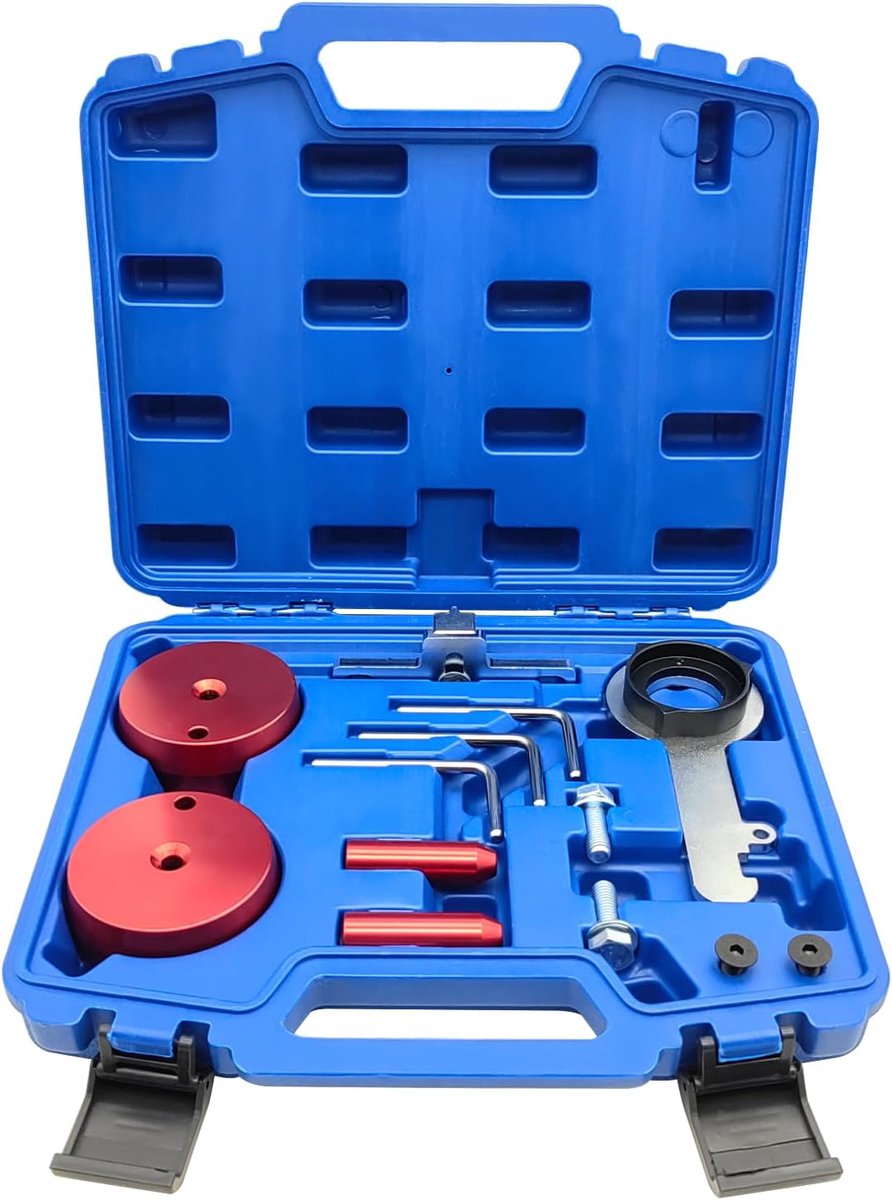 Motor Nokkenas Uitlijning Vergrendeling Timing Tool Kit, Compatibel met Ford 2.0 Ecoblue TDCi Motor, Diesel Motor Timing Tools, OEM 303-1643, 303-1650, 303-1637