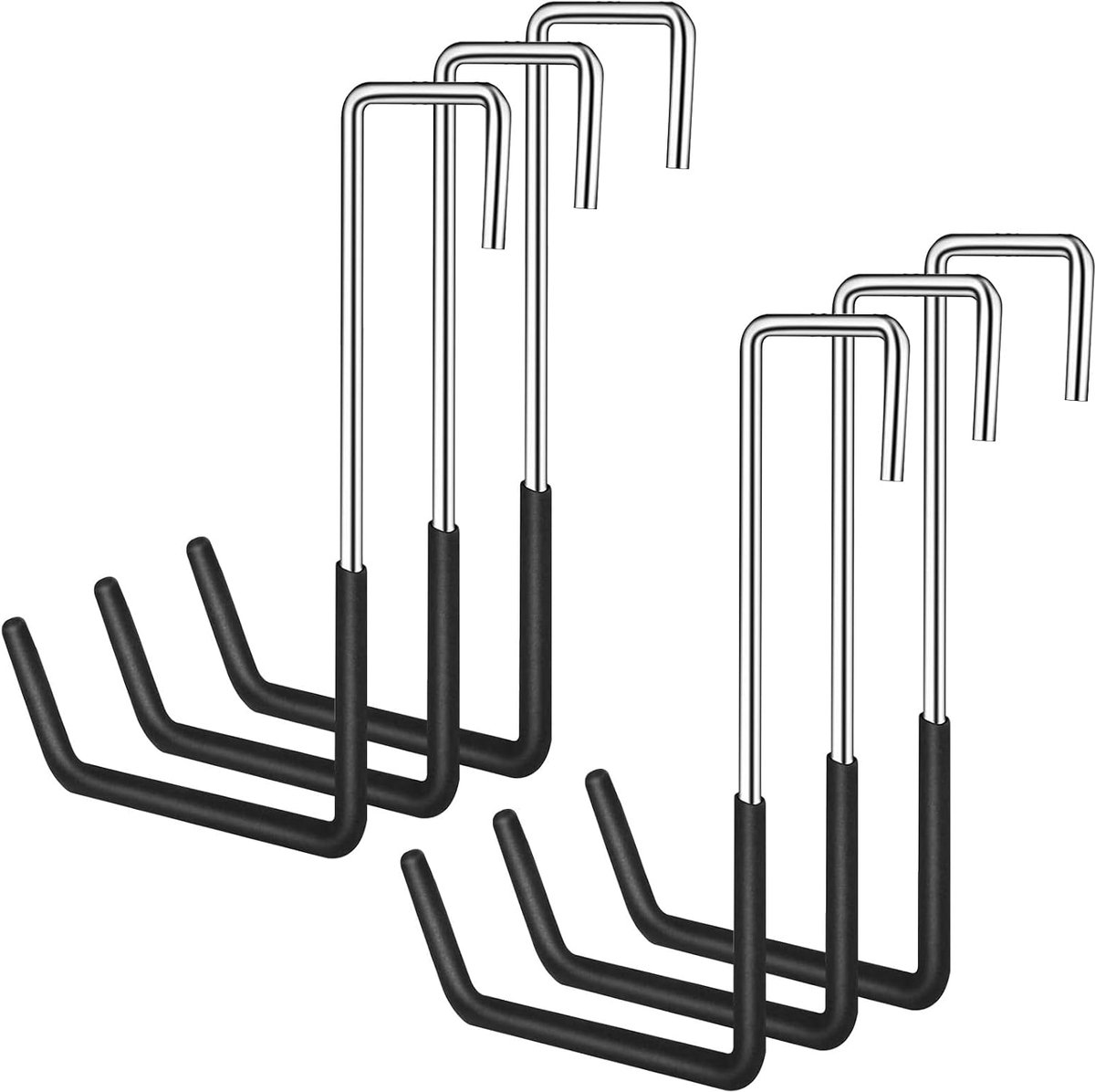 Haken, garagehaken 19 cm, S-haken, groot, haken voor het ophangen van garage voor fiets, tuingereedschap, ladder