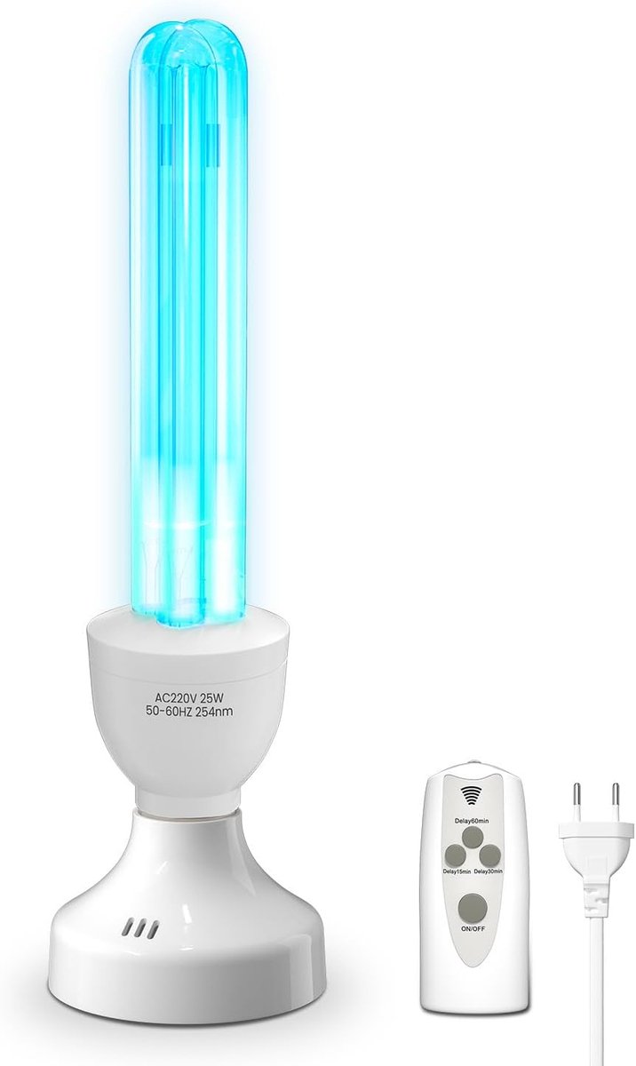 lamp Desinfectie met Afstandsbediening Timer 25W