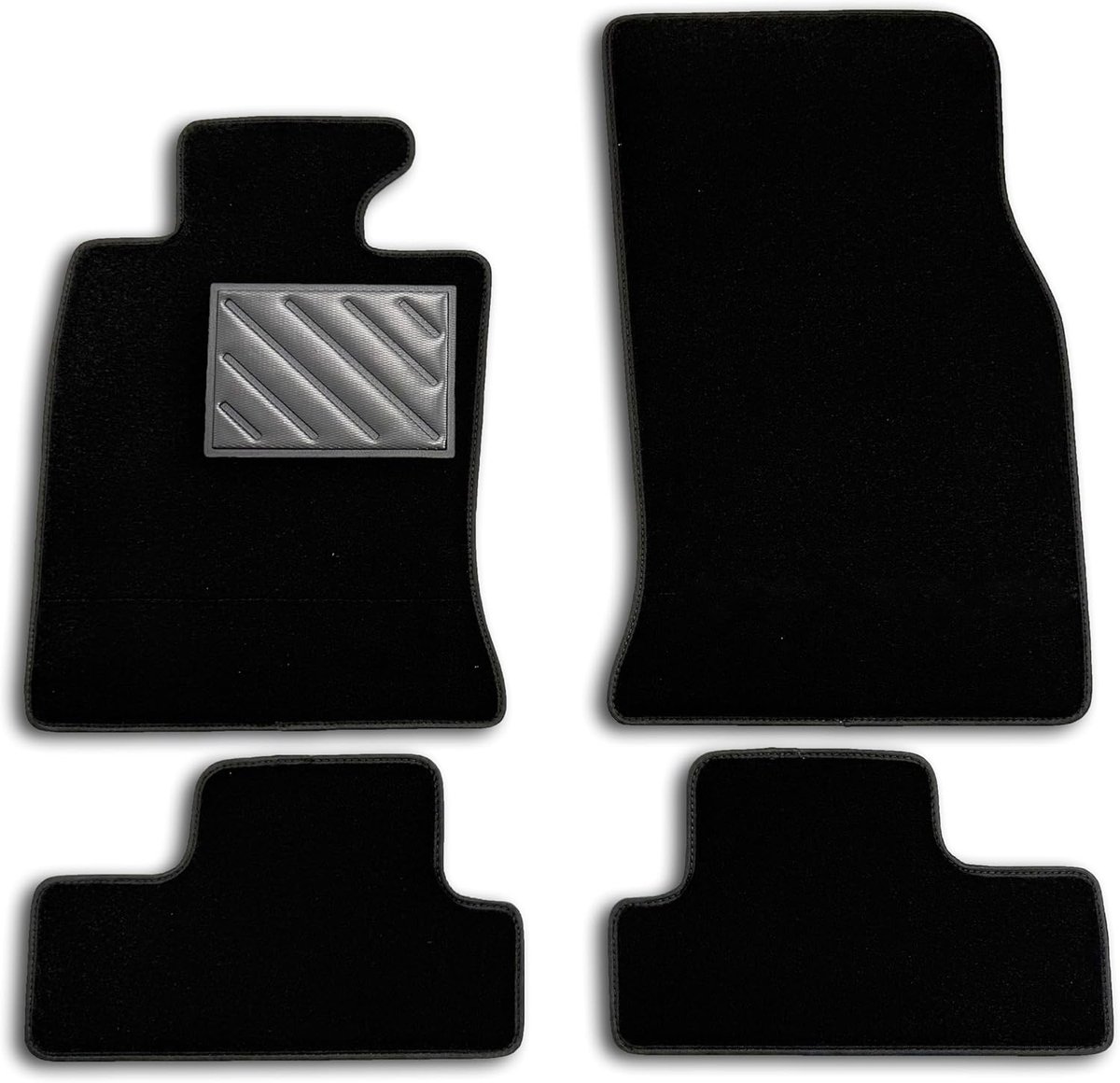 Vloermatten voor mini (R56) vanaf 2006-2014, perfecte pasvorm, antislip, versterkte rubberen hielbekleding, bevestigingssysteem