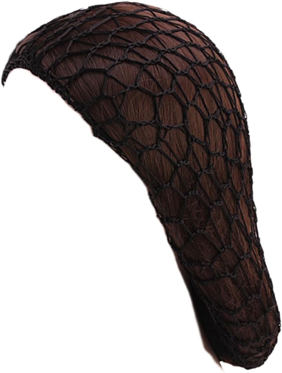 2 stuks mesh gehaakt haarnet voor dames, gehaakte haarwikkel, haarnet, gebreide gehaakte muts voor vrouwen, slaapmuts, slaapmuts