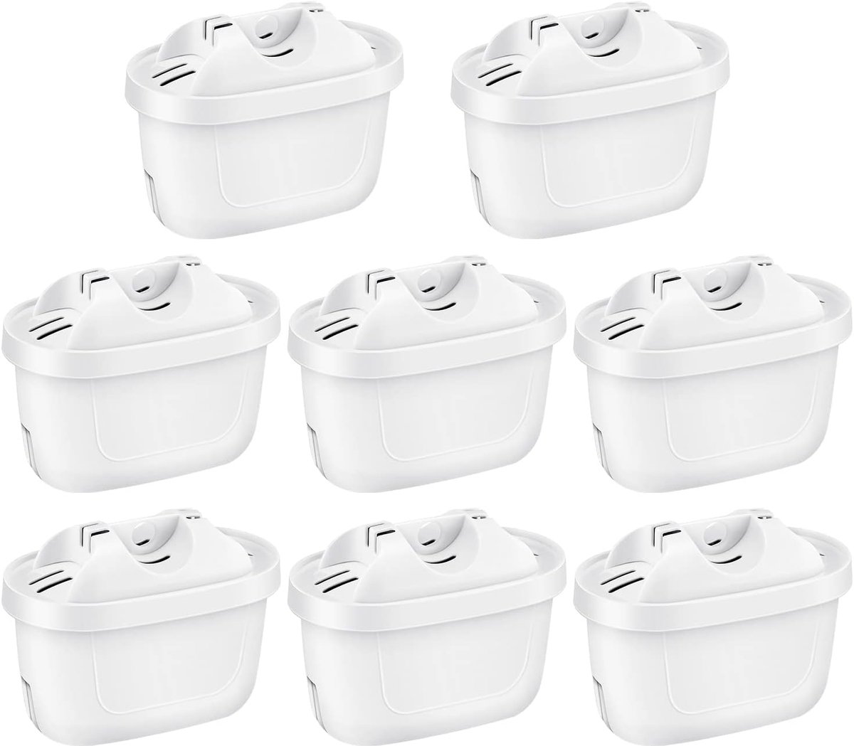 Waterfilterpatronen compatibel met Brita Maxtra, voor Brita Style, Mavea Elemaris XL watertank - 8 stuks