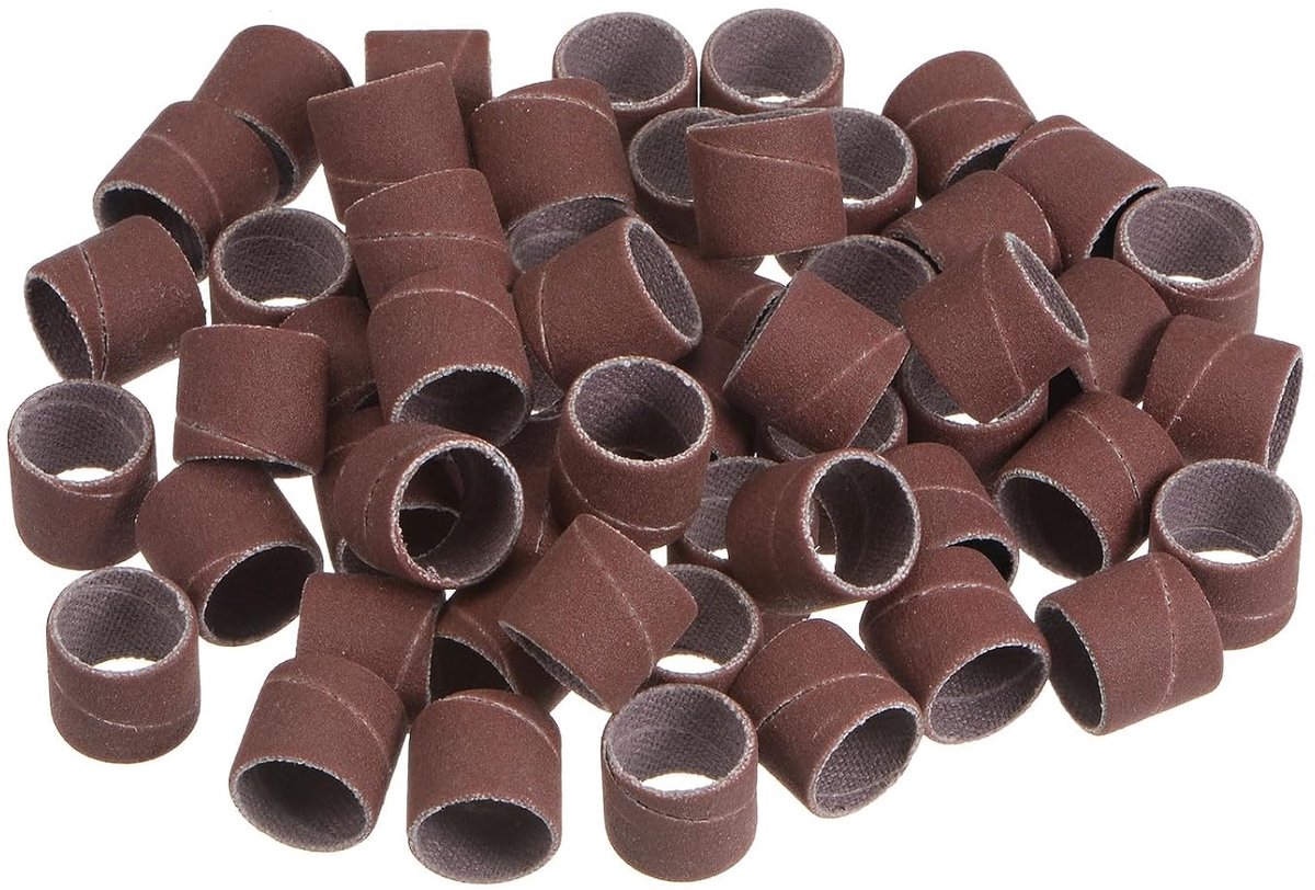 50 stuks schuurtrommels 1/2 inch mini schuurhulzen 400 grit schuurbanden voor trommelslijper draaiende apparaten