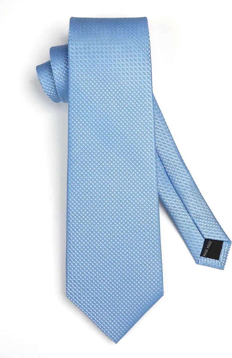 Heren stropdassen Effen Elegant Business Bruiloft en Zakdoek Set Stropdassen Classic Plaid Party