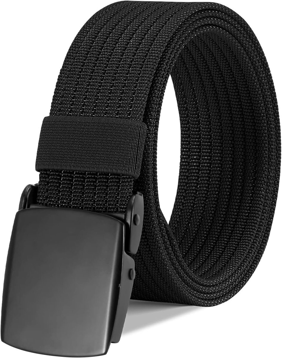Herenriem, nylon, canvas, militaire tactische riem, ademende riem van zeildoek met gelegeerde gesp