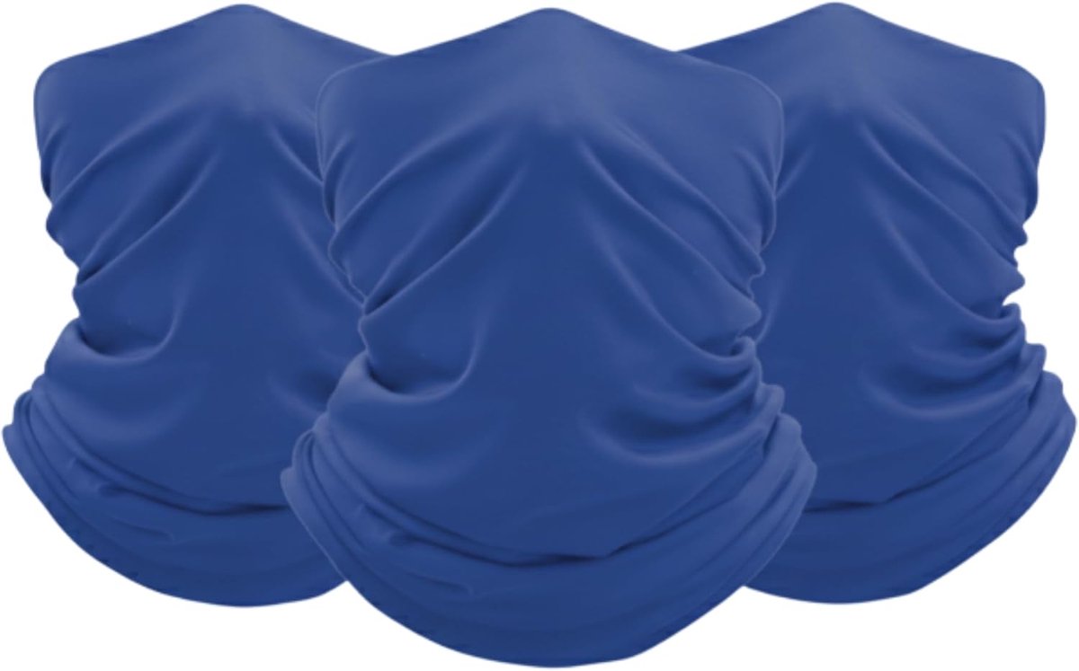 Pack van 3 Multifunctionele Nekwarmers voor Dames en Heren | Thermische Buisvormige Bandana Winter voor Motor, Fietsen, Hardlopen en Wandelen | Hoofddoek Hoofdband