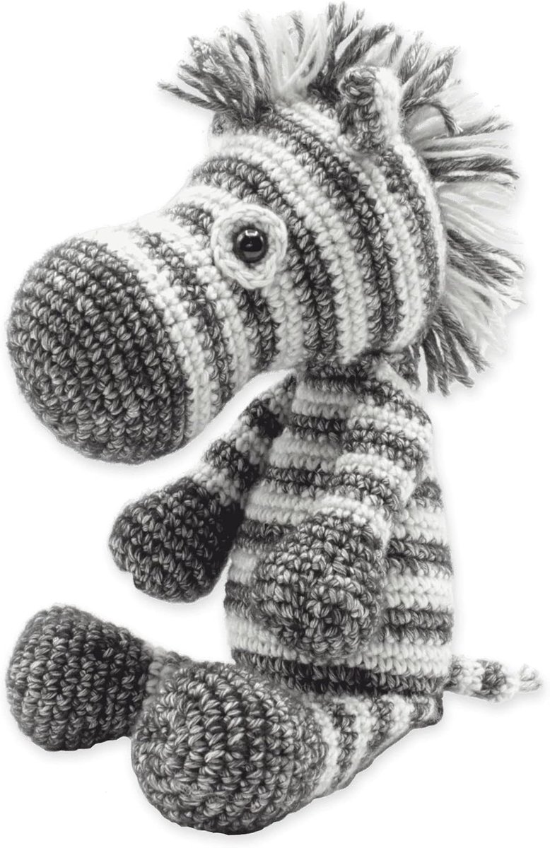 Craft Hardy CraftHC-40CK02 Dirk Zebra haakset, meerkleurig