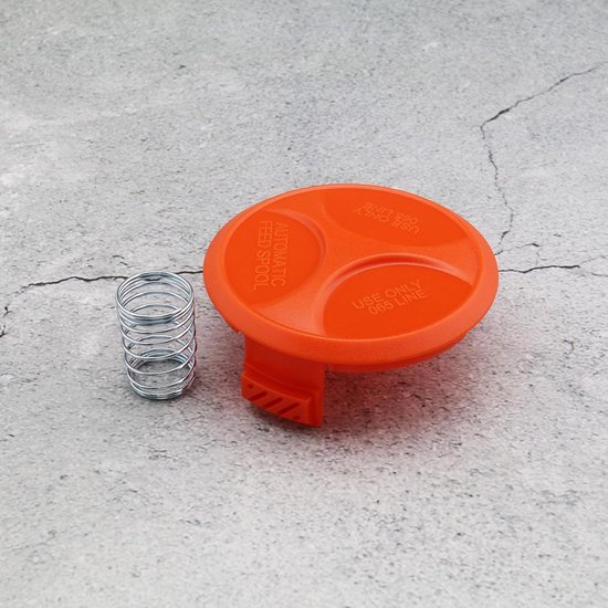 2 stuks grastrimmer spoeldeksel snijkop kappen met veren reserveonderdelen 37474601 compatibel met Black & Decker GH400 CST1000 GL30 GL120C GL280 — afbeelding 5