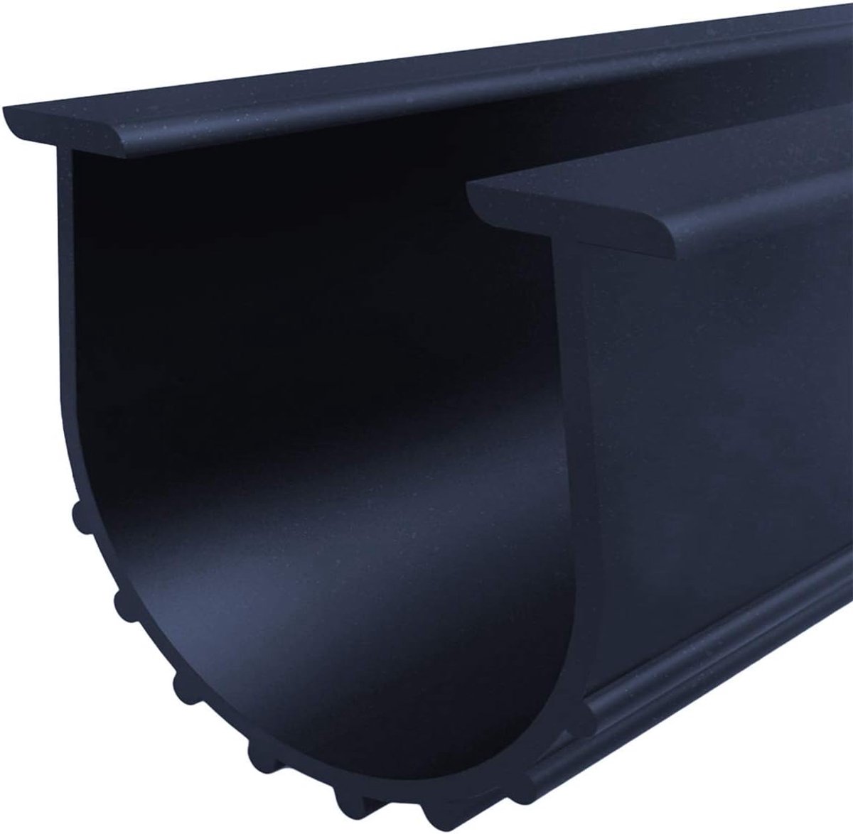 Bodem Weer Strippen Kit Rubber Seal Strip Vervanging, Universele Afdichting Professionele Grade T Rubber, 5/16 "T uiteinden, 3 3/4" Breedte X 10 Voet Lenth (zwart)