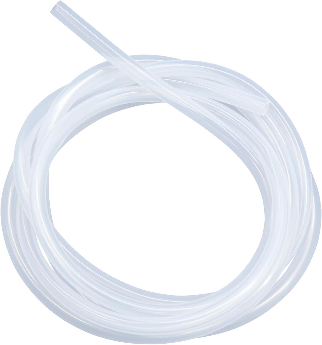 Buis Voedingskwaliteit Slangen 3mm ID x 6mm OD 5m (16.4ft), Flexibele Siliconen Rubber Buizen Water Lucht Pijpen