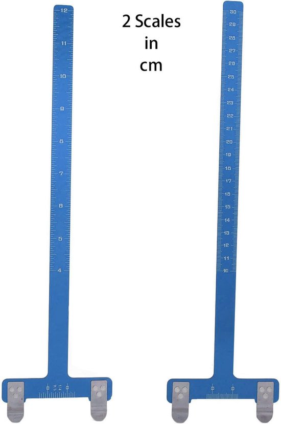 Boogvierkant, Nauwkeurig Meten Boogpeesafstelling voor Recurveboog (BLUE) — afbeelding 2
