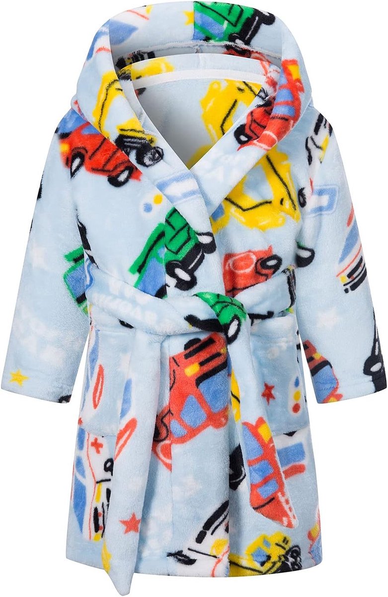 Badjassen Eenhoorn Regenboog Badjas Capuchon Roze Kinderbadjas Hooded Kamerjas Flanellen Lichtgewicht Pyjama Nachtkleding Dierenpatroon Nachtkleding Cadeau Kids Leeftijd 2-8 jaar