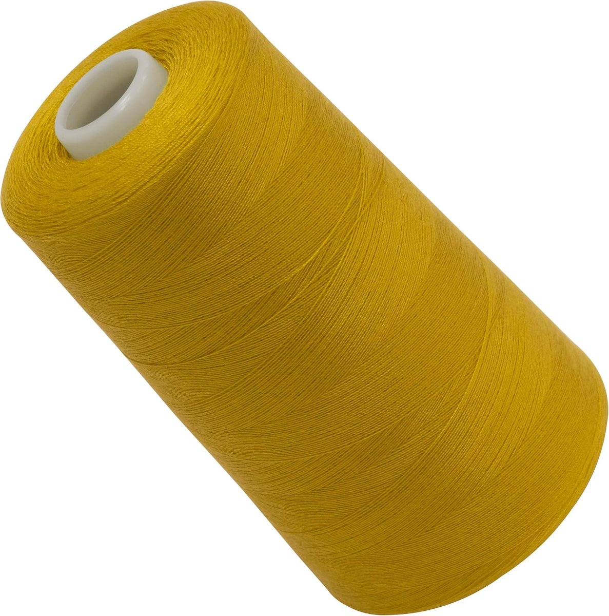 Naaien 120 (40/2) 4000 m - polyester - kleur goudgeel groen - kleermakerij koord naaien kleding lederwaren