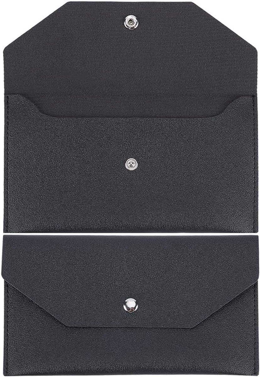 Envelop Portemonnee PU Lederen Cash Kleine Geld Tas Portemonnee Organizer Waterdichte Slanke Pouch Herbruikbare Voor Cash Geld Ontvangst Budget Binder Houder Vrouwen Mannen