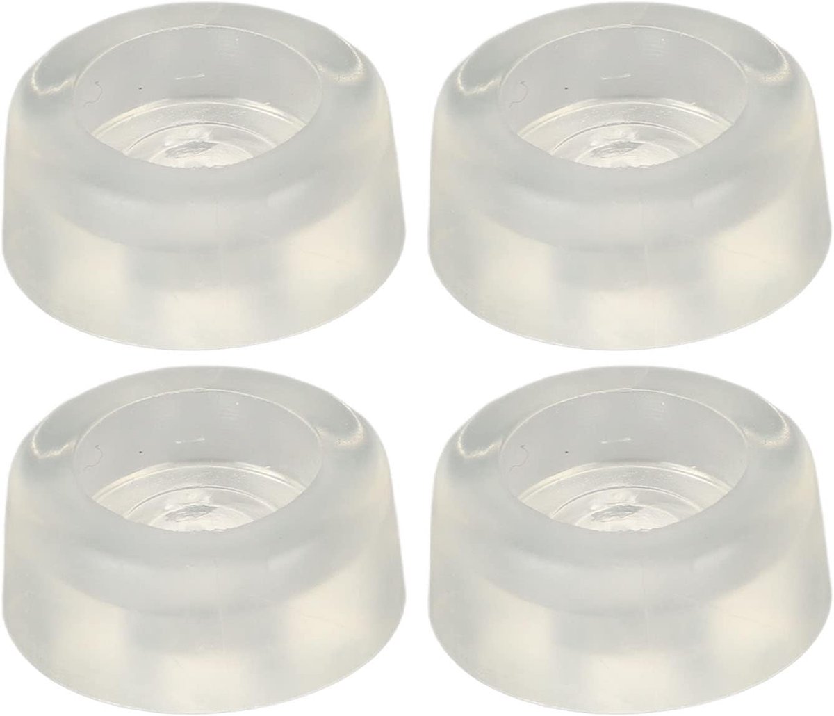 Kussen Voeten 4 Stuks, Antislip Naaien Bed Kussen Zacht PVC Voetpedaal Rubberen Voeten, Universele Trillingsdempers voor de Meerderheid van Naaimachines
