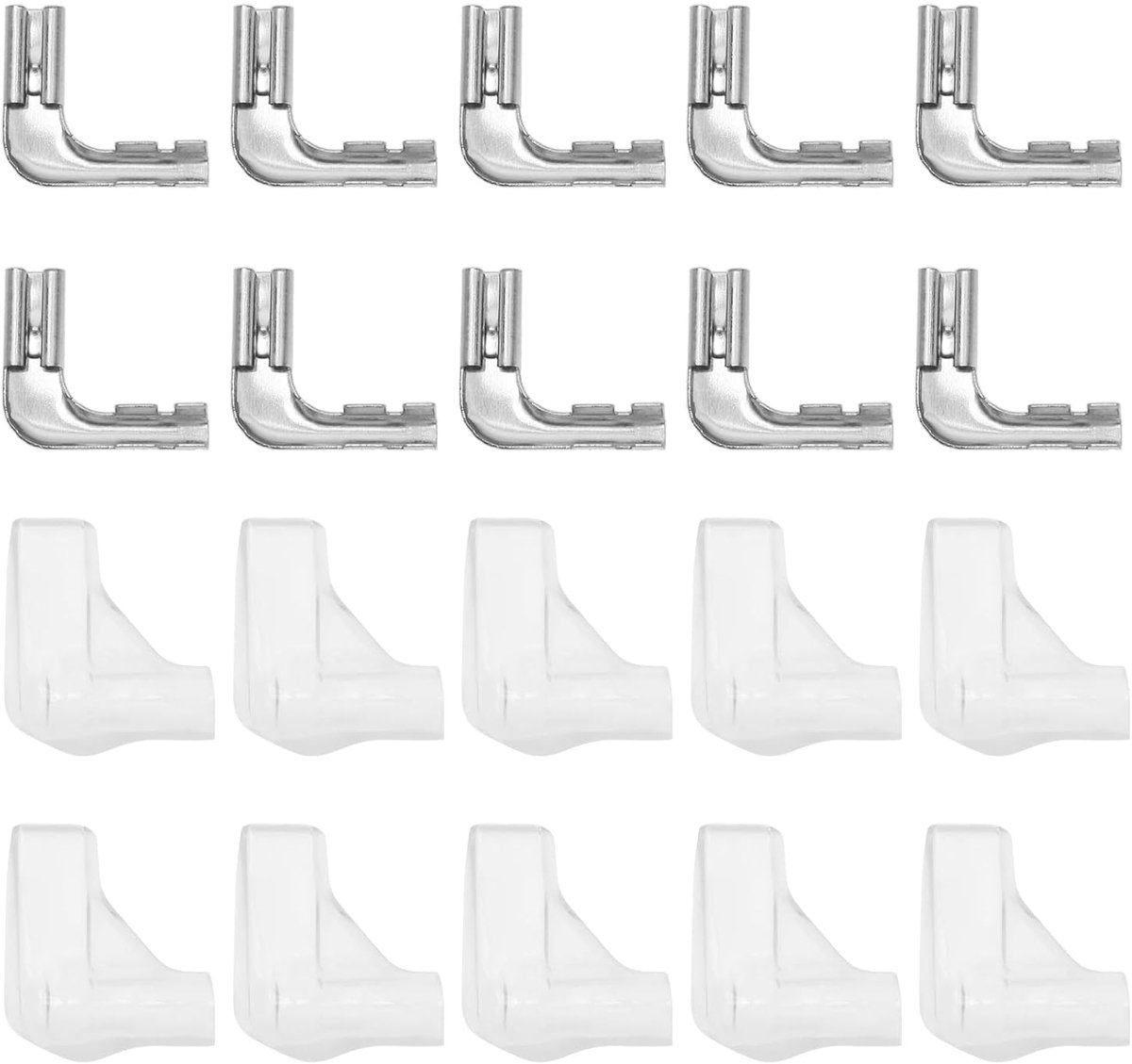 Lord of the Tools 50 stuks krimpverbinders, 2,8 mm, 90 graden gebogen, met 50 isolatiehulzen voor quad, fiets, scooter, boot, huishoudelijke apparaten
