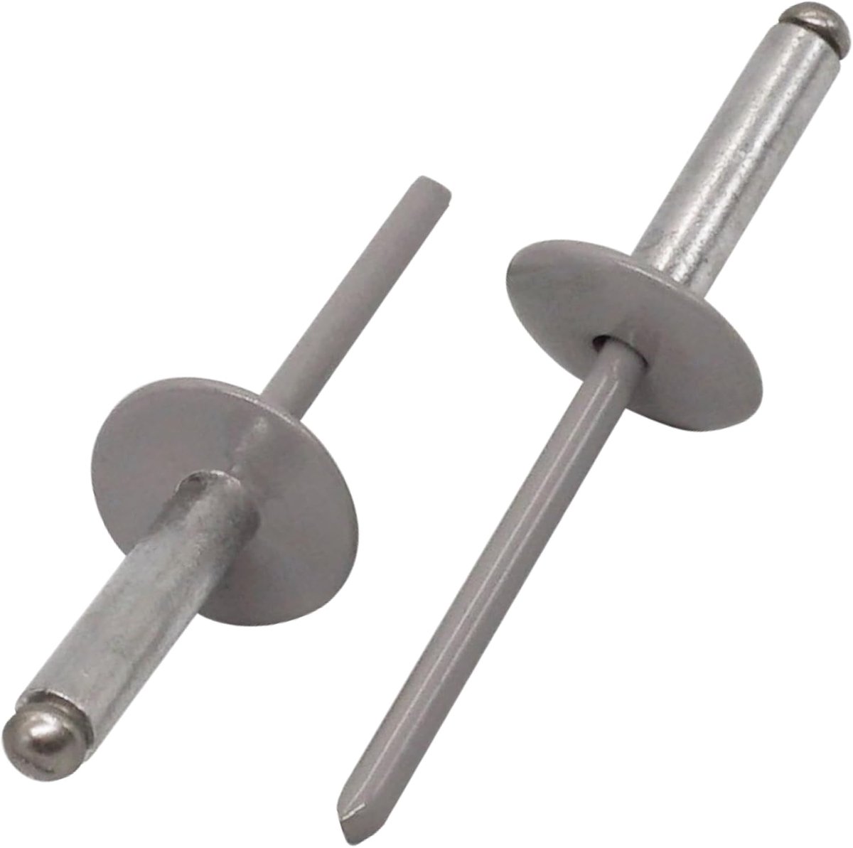 (100 stuks) Grote Flens Aluminium Blinde Klinknagels 4,8 x 20 mm, RVS Doorn, RAL 7036 Platinumgrijs