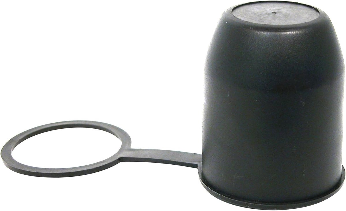 0410113 Kappe für Anhängerkupplung mit Ring, Schwarz