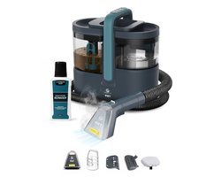 CleanWise Piet Vlekkenreiniger - Stoomfunctie tot 100°C – Krachtige 1800W Tapijtreiniger - 4-in-1 Stoomreiniging voor Vloer, Bank, Badkamer, matras & Tapijt - Stoomreiniger & Zetelreiniger - Inclusief reinigingsmiddel
