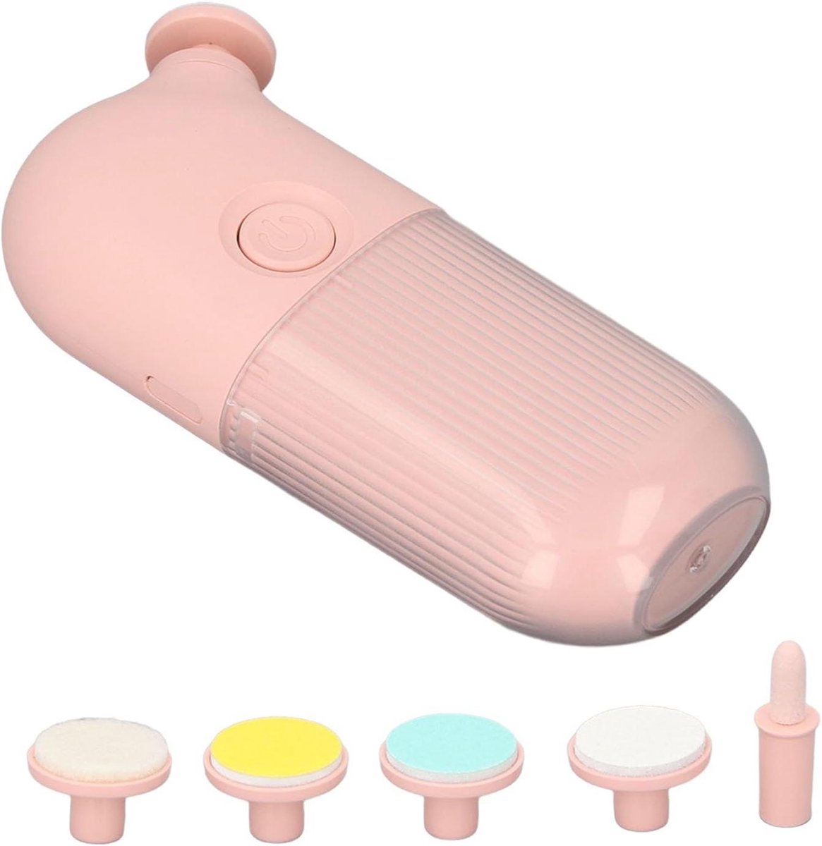 Elektrische Baby Nageltrimmer - Babynagelknipper Nagelvijl - Babyverzorging - Stille Werking Pijnloos - 13 x 8 x 3 cm - Wit