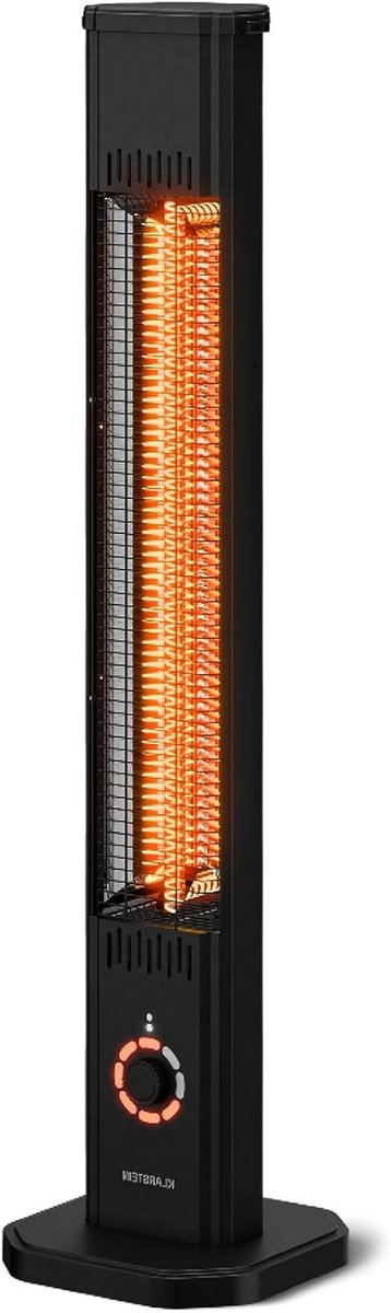 Infrarood Verwarming - Terrasverwarmer Straler - Buiten Verwarmen - IP65 Waterdicht - 2000 Watt - Zwart