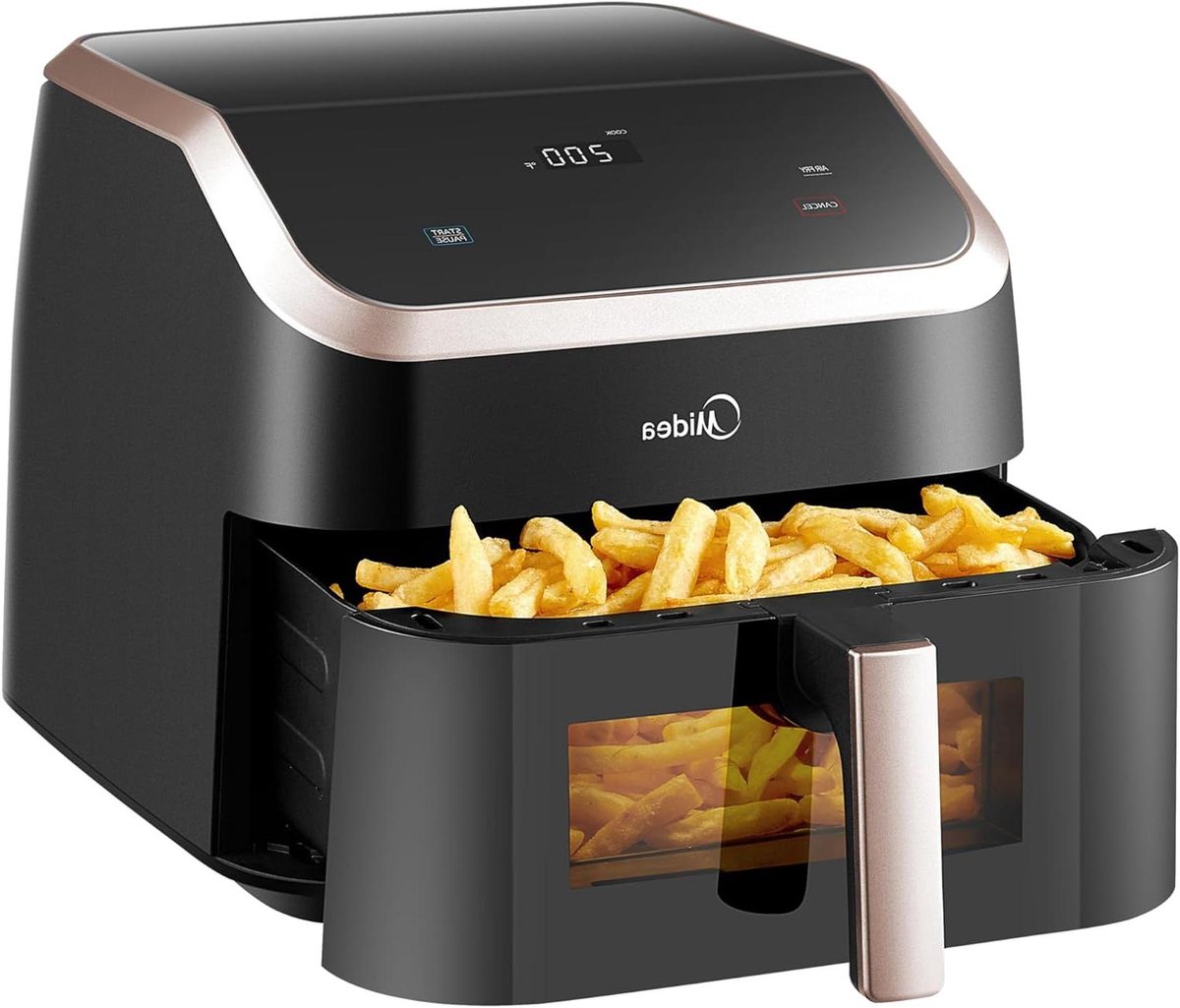 Airfryer - Heteluchtfriteuse - Gezond Frituren - 8-in-1 Multifunctioneel - 8.5 Liter - Zwart