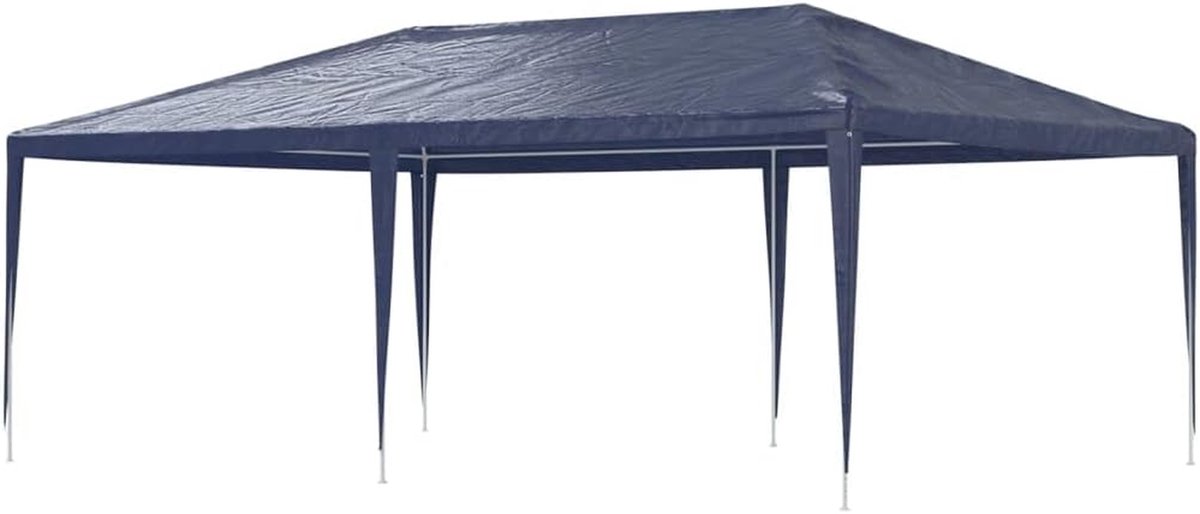 Partytent - Tuinpaviljoen Feesttent - Buitenfeesten Organiseren - UV- en Waterbestendig PE - 2 x 2 meter - Wit